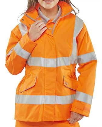 Picture of LADIES EXEC HI VIS JKT OR L SIZE 14