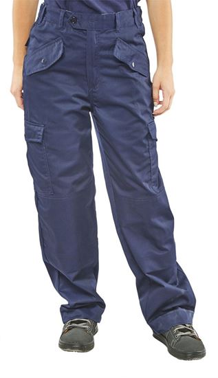 Picture of LADIES P/C TROUSERS NAVY 24 