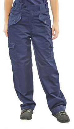 Picture of LADIES P/C TROUSERS NAVY 26 