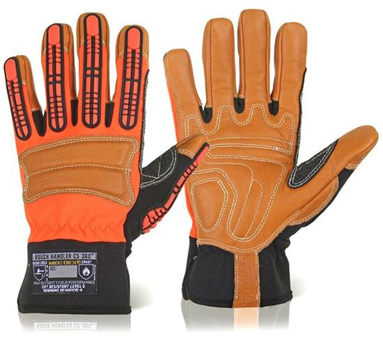 Picture of ROUGH HANDLER C5 360 MECHANICS GLOVE MED