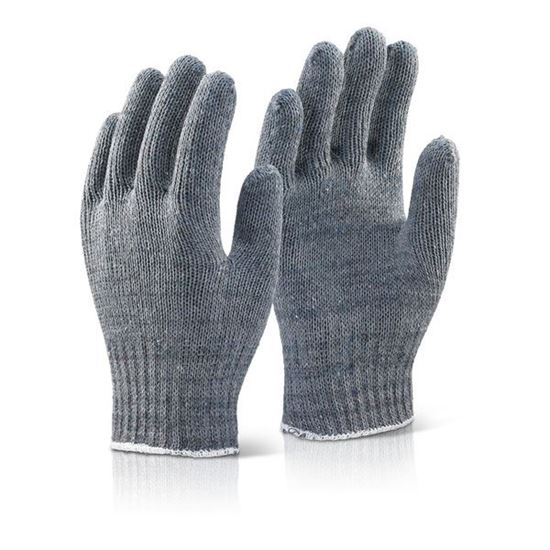 Picture of MIXED FIBRE GLOVES GREY 