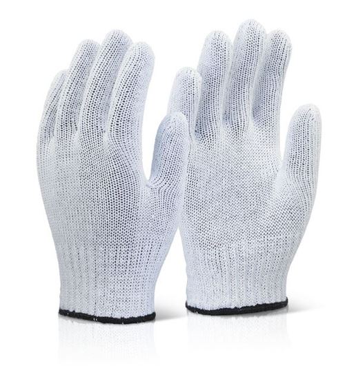 Picture of MIXED FIBRE GLOVES WHITE 