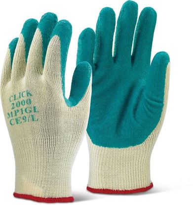 Picture of M/P GREEN LATEX P/C GLOVE M 