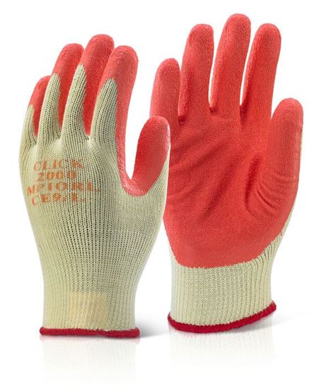 Picture of M/P ORANGE LATEX P/C GLOVE L 