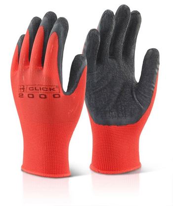 Picture of M/P BLACK LATEX POLY GLOVE LGE 