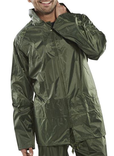 Picture of NYLON B-DRI JKT OLIVE XXL 