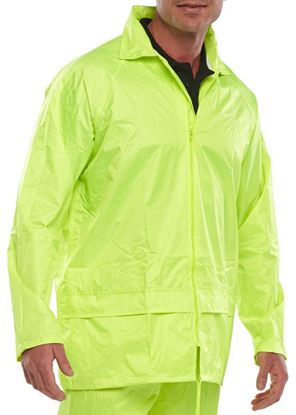 Picture of NYLON B-DRI JKT SAT/YELLOW S 