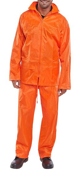 Picture of NYLON B-DRI SUIT ORANGE MED 