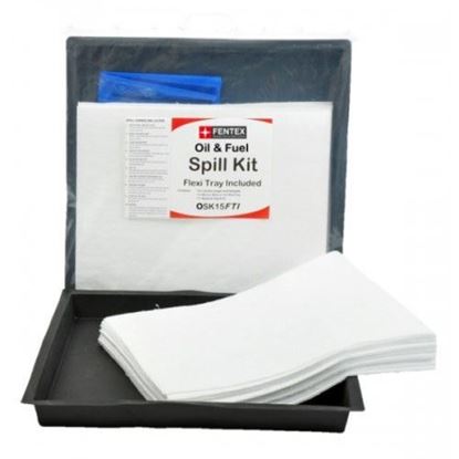 Picture of OIL & FUEL SPILL KIT &TRAY 15L 
