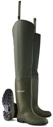 Picture of PVC THIGH WADER GRN 11 (386VP) 