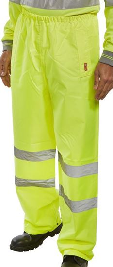 Picture of BSEEN TROUSERS EN ISO20471 SAT/YELLOW 5XL