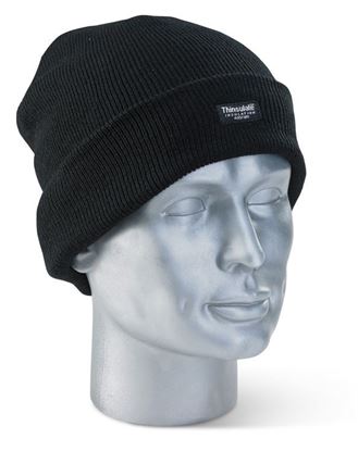Picture of THINSULATE BEENIE HAT BLACK 