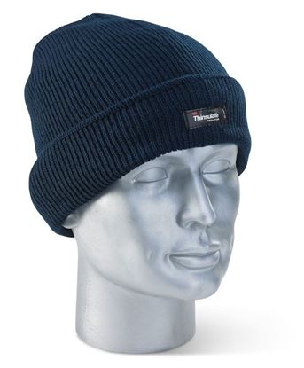 Picture of THINSULATE BEENIE HAT NAVY 