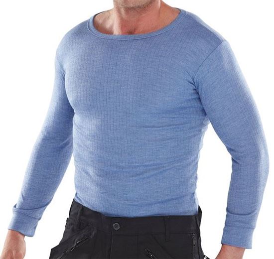 Picture of THERMAL VEST L/S BLUE XXXL 