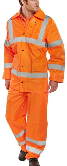 Picture of L/WT ORANGE EN ISO 20471 SUIT 4XL