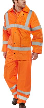 Picture of L/WT ORANGE EN ISO 20471 SUIT 5XL