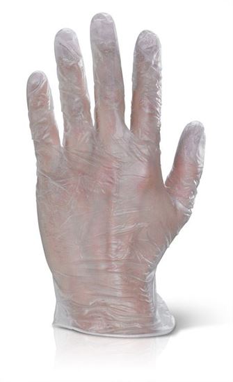 Picture of VINYL DISP GLOVES CLEAR MEDIUM 