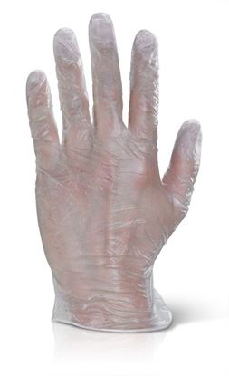 Picture of VINYL DISP GLOVES PF CLEAR SML 