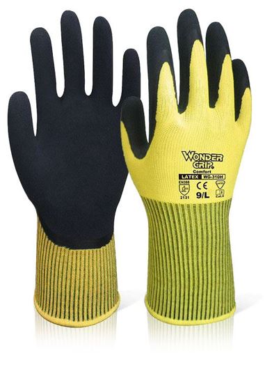 Picture of WG-310H COMFORT HV YELLOW GLOVE 08/MED