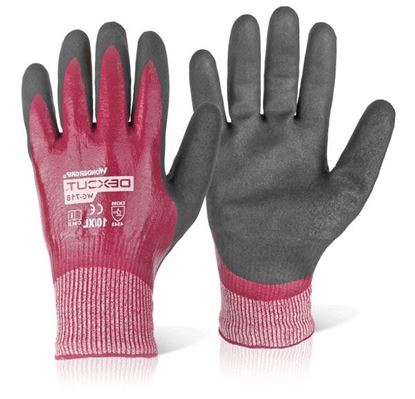 Picture of WG-718 DEXCUT NITRILE COATED GLOVE 8/MED